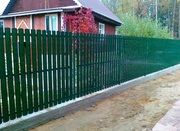 Забор из металлического штакетника в Могилёве